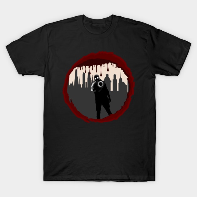 Zombie Control (Shooter) T-Shirt by Bongonation